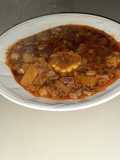 Guiso de porotos y arroz para pasar el frío..