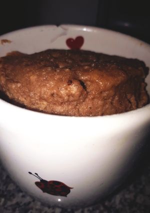 Una foto de Torta en taza - MUG cake chocolate sin horno 🍵🍫