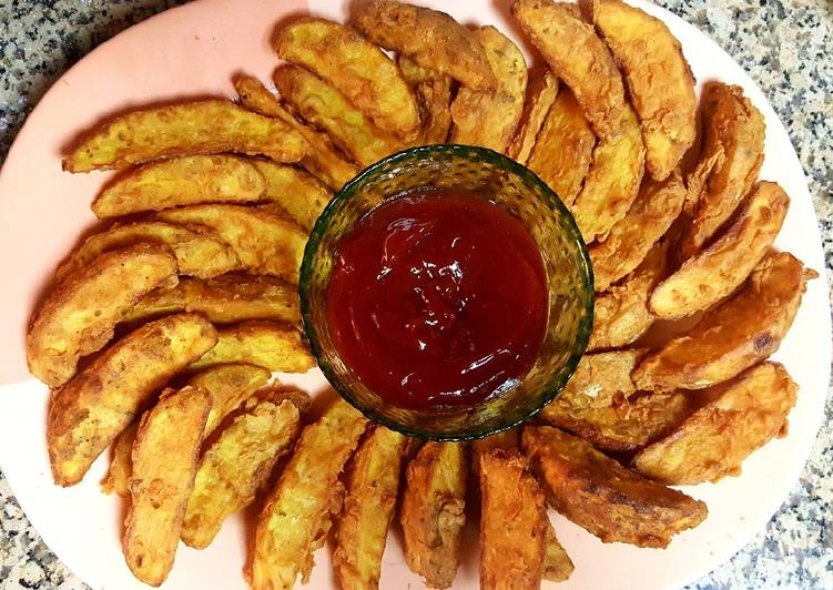 بطاطا ودجز مقرمشة