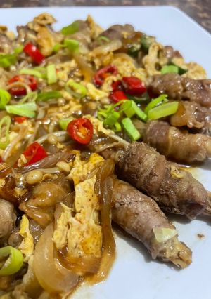 Foto resep Beef Enoki Saus Tiram