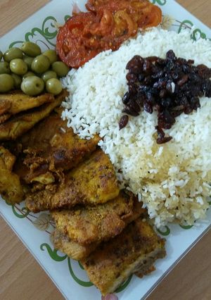 عکسی از دستور چلو ماهی