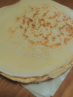Una foto de Panqueques salados
