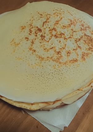 Una foto de Panqueques salados