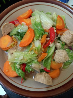 Foto resep Tumis sawi putih x wortel