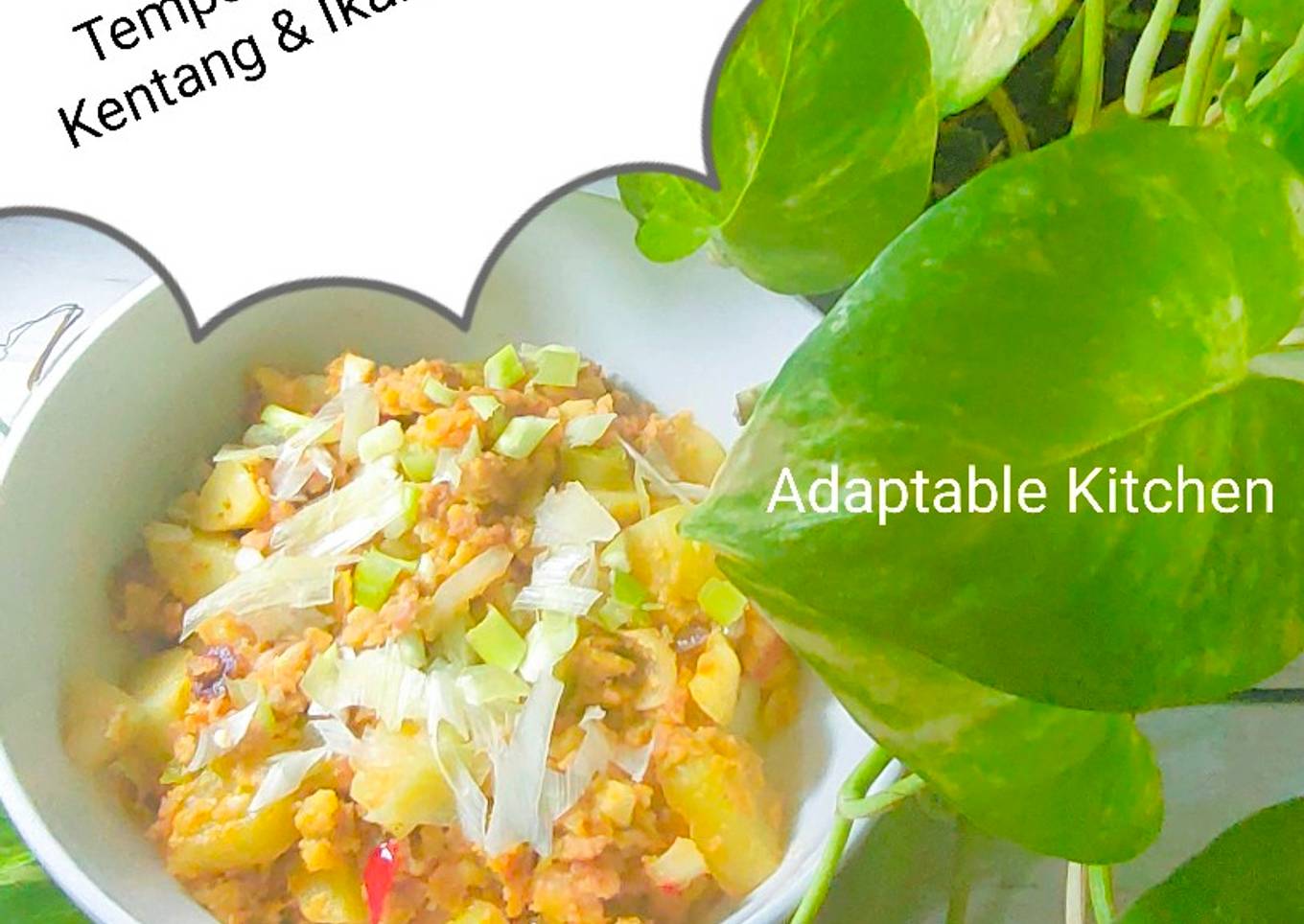 Tempe Tepung Tabur Kentang Kukus & Ikan Pegasius Pedas Manis