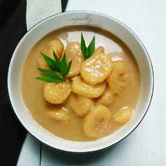 A picture of Kolak Pisang Sederhana.