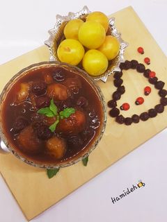 عکسی از دستور ترشک آلو و آلبالو🤤
