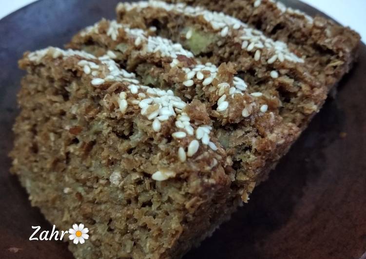 Wheat Bran Banana Cake (gluten free, dairy free)