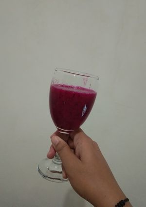 Foto resep Jus buah naga