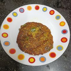 A picture of Methi Handvo Pancake.