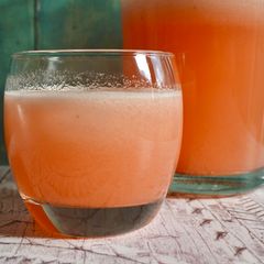 A picture of Homemade Strawberry Lemonade.