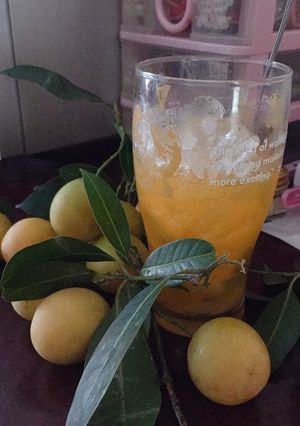 Hình của món Thanh trà dầm.