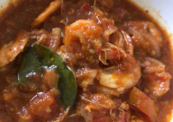 Resep Udang Saos Padang, Enak
