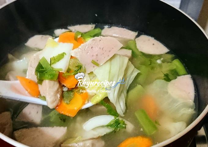 Resep Sayur Sop Bakso Bikinramadanberkesan Oleh Rhyna Adytiya Cookpad