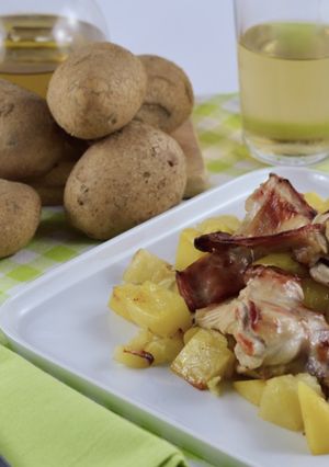 Foto di Coniglio al forno con patate