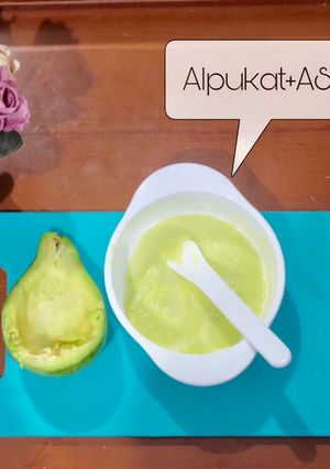 Foto resep Mpasi 6 bulan pure alpukat+ asip
