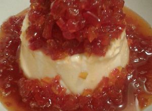 Una foto de Confitura de pimiento dulce y queso blanco (Chisme Venezolano)