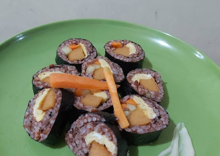 Sushi Nasi Merah Homemade