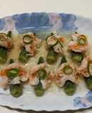秋葵蝦捲（大同電鍋料理）