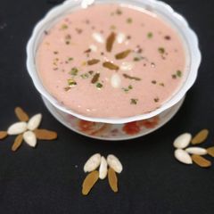 A picture of Gajar ki vrat kheer.