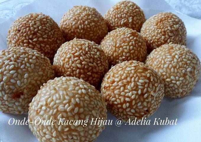 Resep Onde Onde Kacang Hijau Krispi Di Luar Lembut Di Dalam Oleh