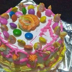 A picture of Colourful cake.