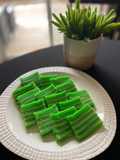 Indonesian layers go green cake