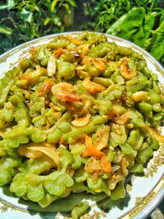 Foto resep Tumis Pare Udang Rebon (anti pahit!)