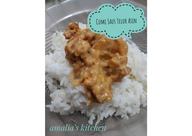 Cumi Saus Telur Asin