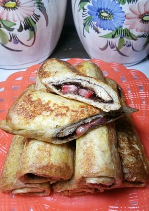 Foto resep French toast coklat berry