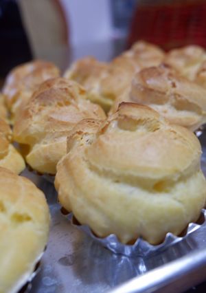 Foto resep Choux Pastry (Soes) Vla Pandan