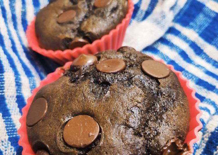 Simple Way to Make Super Quick Homemade Choco chips muffins