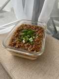 Steamed Egg and Tofu with Minced Meat