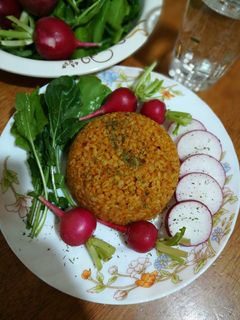صورة لوصفة برغل بالبندورة 💕
