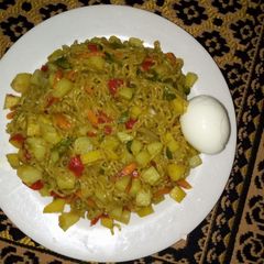 A picture of Indomie noodles.
