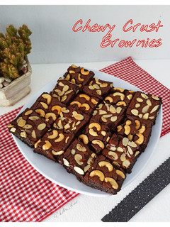 Foto resep Chewy Crust Brownies