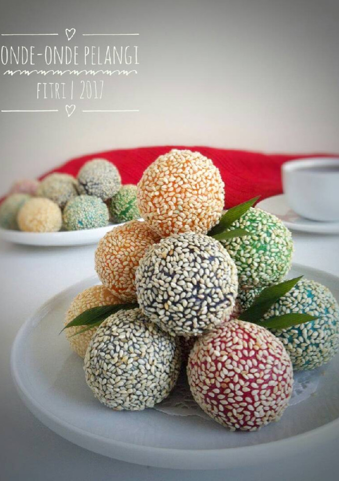 Foto resep Onde Onde Pelangi