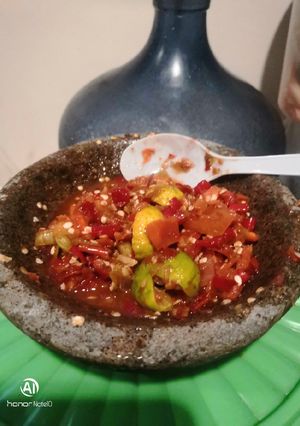 Foto resep Sambel dadak efek lockdown