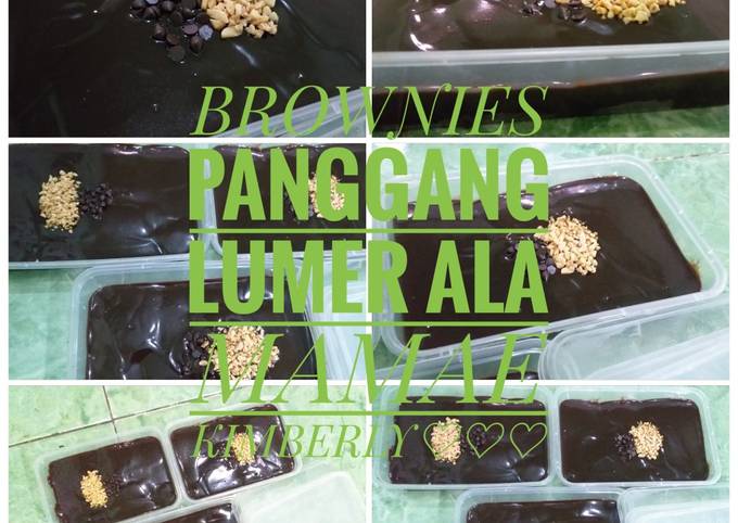 Brownies Panggang Lumer