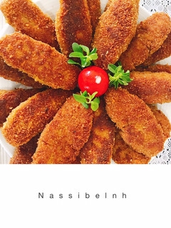 عکسی از دستور کتلت لاهیجان (کتلت نون بربری) (چالش گل پامچال)