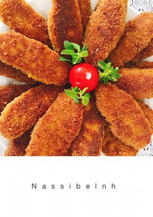 عکسی از دستور کتلت لاهیجان (کتلت نون بربری) (چالش گل پامچال)