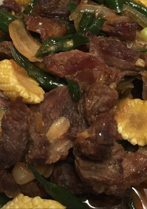 Foto resep Daging Tumis Cabe Ijo