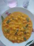 Curry de garbanzos en MC