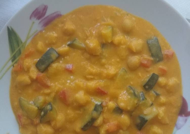 Curry de garbanzos en MC