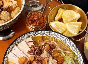 Hình của món Bún bò Huế.