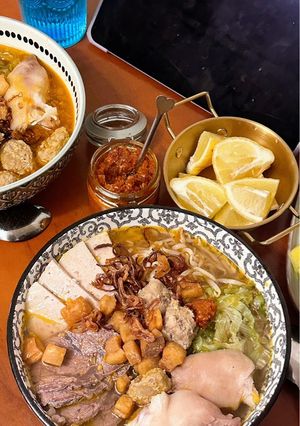 Hình của món Bún bò Huế.