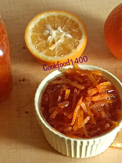 عکسی از دستور مربای خلال پوست پرتقال 🍊