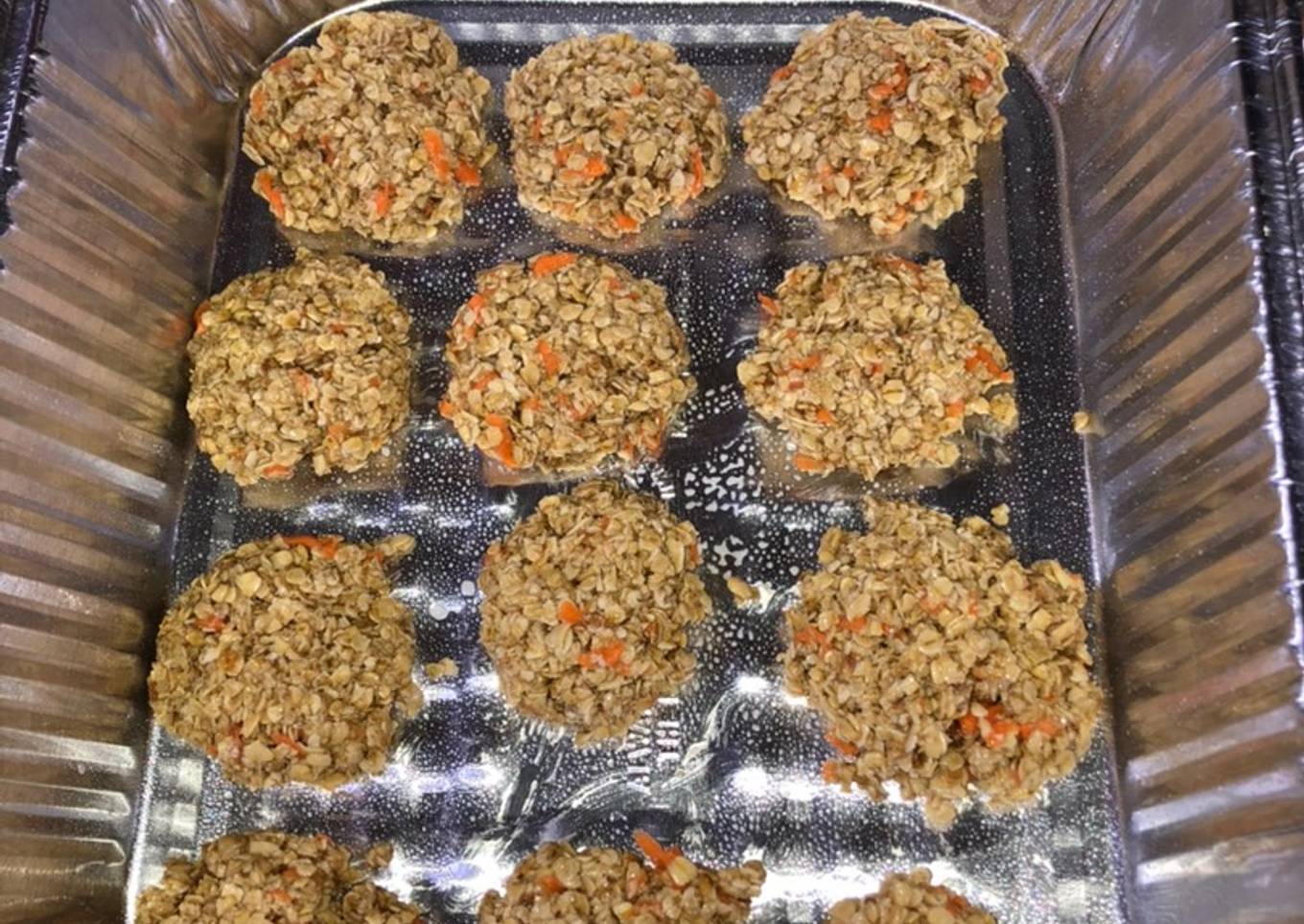 Galletas de avena con zanahoria