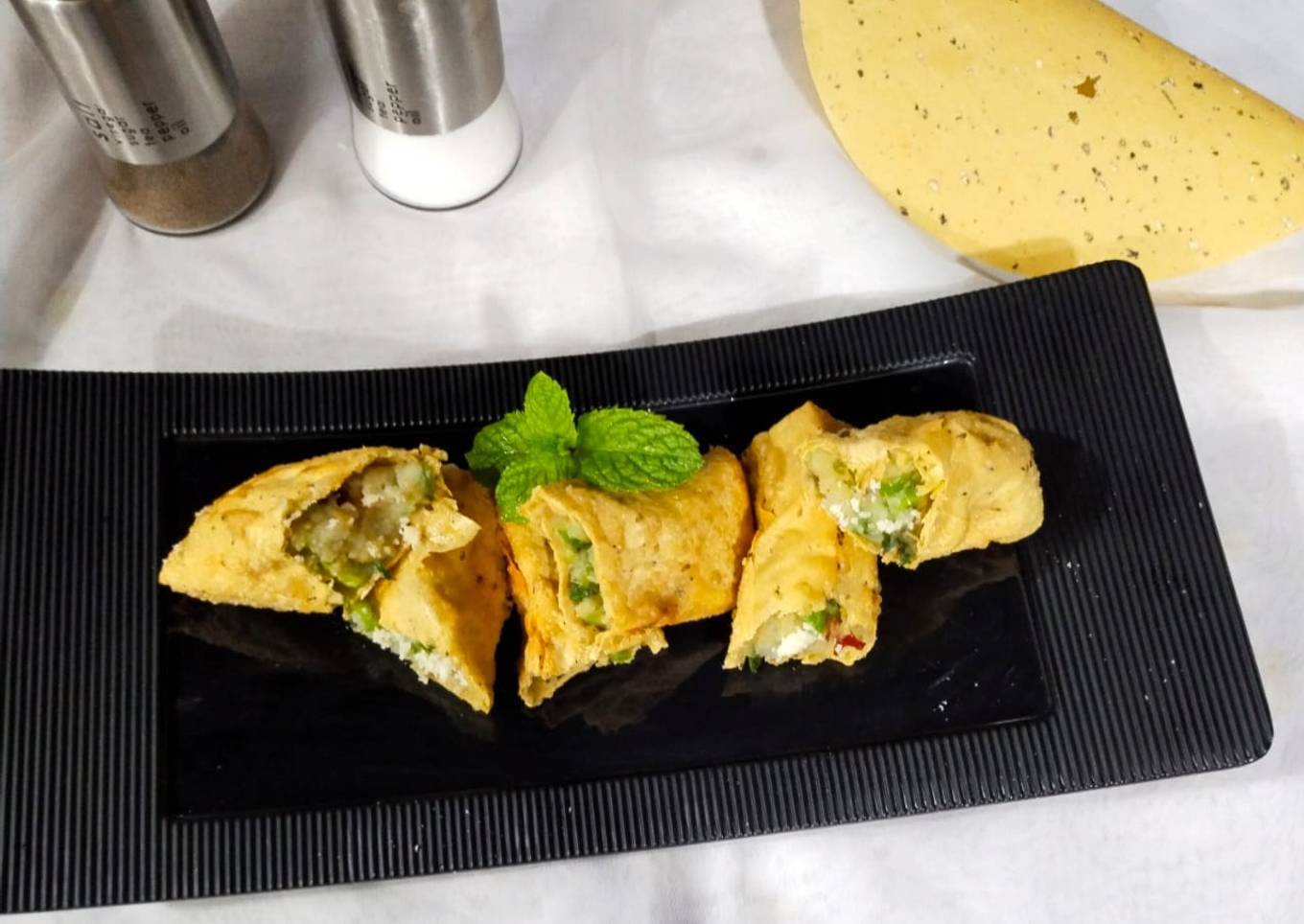 Veg papad roll