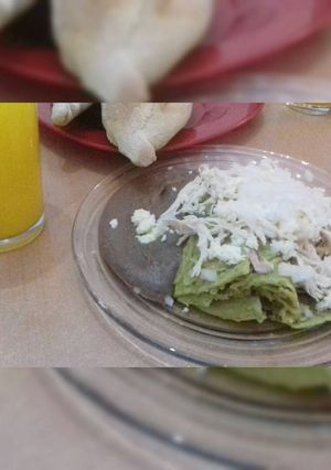 Una foto de Chilaquiles Verdes
